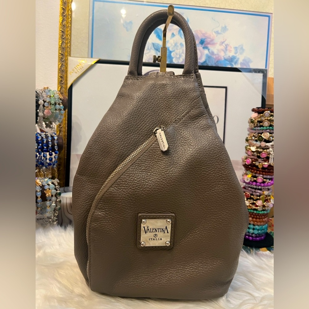 Valentina Taupe Backpack